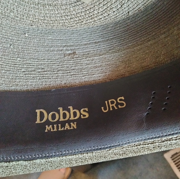 Dobbs Milan Straw Stingy Brim Fedora - Picture 8 of 8